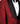 COL EN SATIN NOIR SMOKING ROUGE 