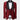 BLACK SATIN COLLAR RED TUXEDO