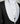 COL EN SATIN BLANC SMOKING NOIR 