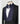 Navy Blue Embossed Fabric