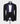Navy Blue Embossed Fabric