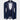Navy Blue Embossed Fabric