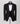 BLACK SATIN COLLAR BLACK TUXEDO