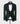 BLACK SATIN COLLAR GREEN TUXEDO
