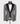 BLACK SATIN COLLAR GRAY TUXEDO