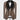 Black Stain Collar Light Brown Tuxedo