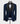 Black Stain Collar Blue Tuxedo