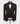 Black Stain Collar Burgundy Tuxedo