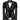 Leopard Patterned Black Custom Tuxedo