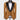Herringbone Pattern Gold Tuxedo