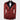 Black Satin Collar Dark Red Patterned Tuxedo