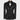 Black Satin Collar Black Patterned Tuxedo