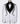 White Feather Stencil Detailed Stone Embroidered Tuxedo