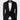 Flower Patterned Black - Black Tuxedo