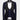 Navy Blue Embossed Fabric