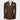 Double Breasted Brown Men's Suit