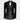 Black Velvet Black Satin apel Double Breasted Tuxedo