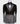 Silver Gemstone Embriored Black Tuxedo