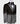 Silver Gemstone Embriored Black Tuxedo
