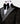 Silver Gemstone Embriored Black Tuxedo