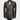 Black Satin Collar Gray Double Breasted Tuxedo
