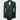 Black Satin Collar Green Double Breasted Tuxedo