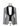 Smoking gris avec gilet en velours noir
