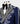 Dark Blue Tuxedo with Silver Stone Embroidery