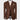 Striped Vest Suit - Brown