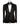 tuxedo with embroidery on the front and back