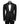 Stone Embroidered Black Tuxedo