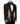 Stone Embroidered Black Tuxedo