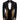 Stone Embroidered Black Tuxedo