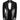 Stone Embroidered Black Tuxedo