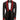 Red Stone Embroidered Black Tuxedo