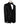 Embroidered Black Tuxedo - Velvet collar and vest