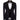 Embroidered Bleu Tuxedo - Velvet collar and vest