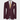 Classic Suit With Vest Burgundy